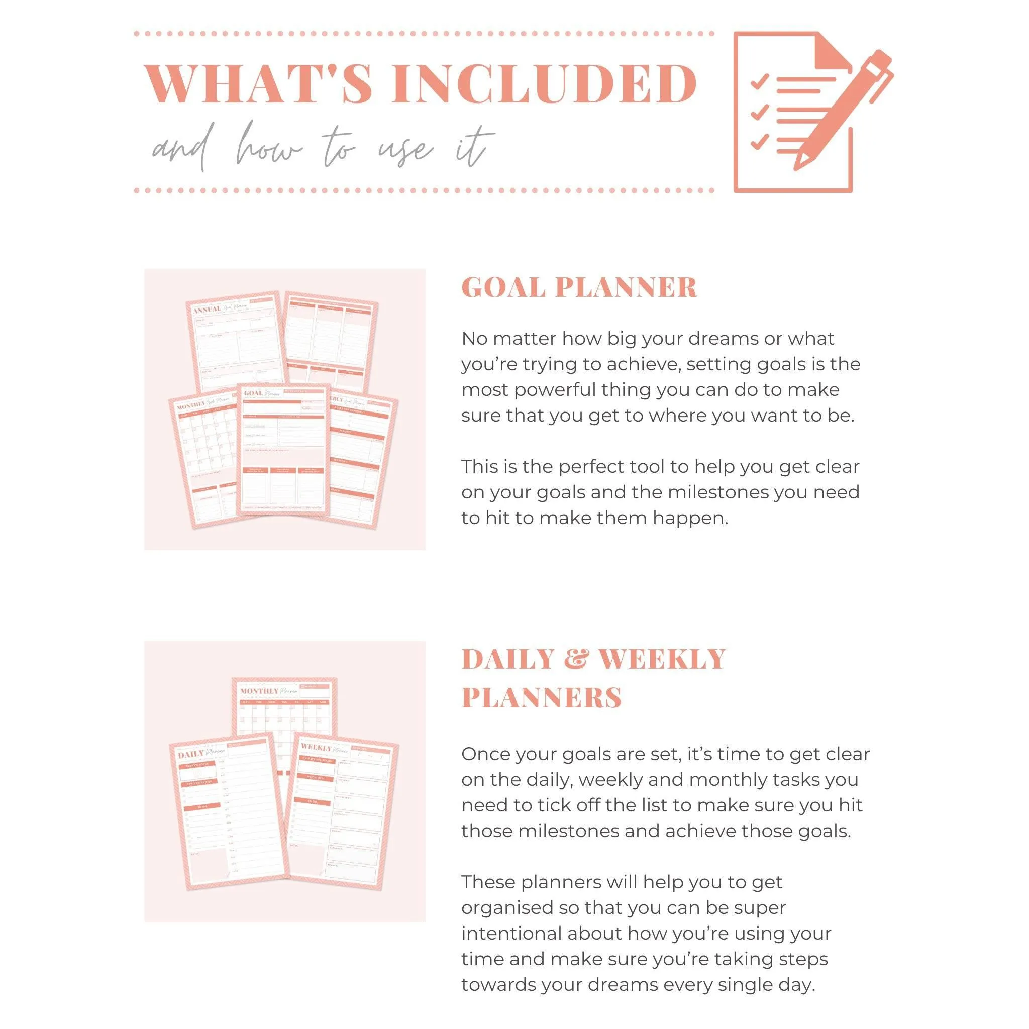 Business Planner PDF, Daily Planner Printable, Daily To Do List Work, Personal Life, Productivity Planner, Everyday Planner, Daily Schedule