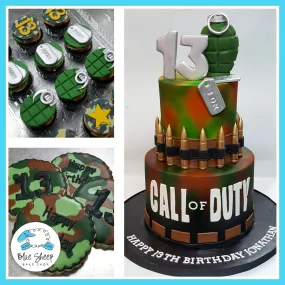 Call of Duty Video Game Cake NJ Custom Cakes