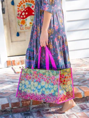 Carry All Tote Bag - Wildflower Border