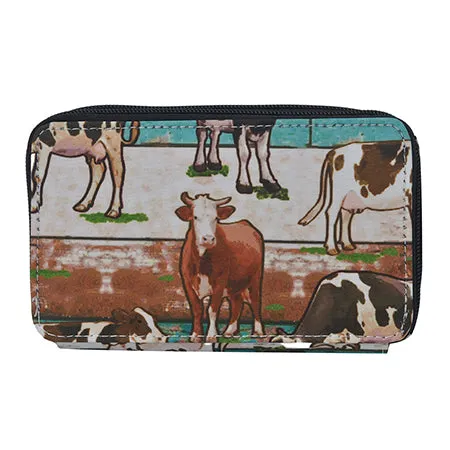 Country Side Moo NGIL Canvas All in One Wallet