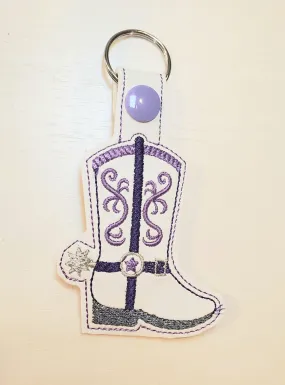 Cowboy Boot Key Fob