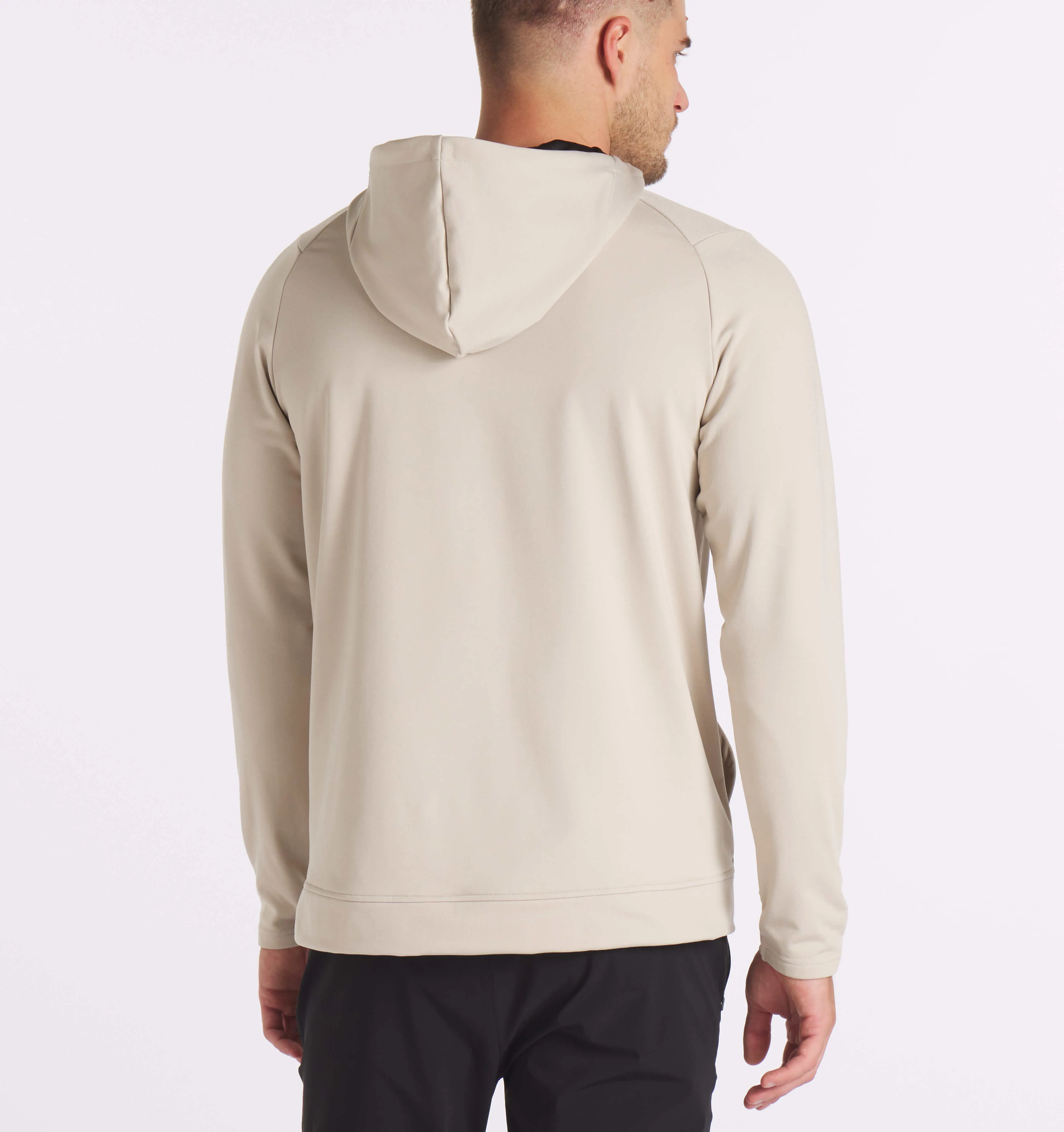 Crossover Half-Zip Hoodie