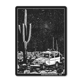 Desert Cruiser Night Sticker