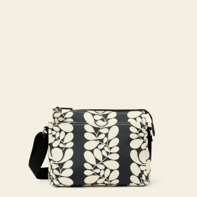 Fielder Crossbody - Sycamore Stripe Black