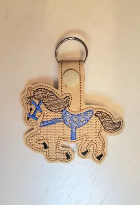 Galloping Horse Key Fob