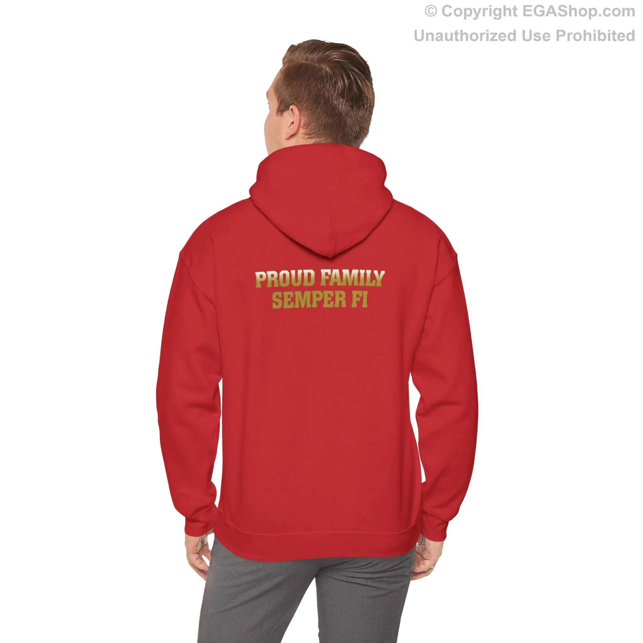 Hoodie: Charlie Co. MCRD San Diego (EGA   Back Proud Family)