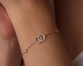 Infinity Love Zircon Bracelet