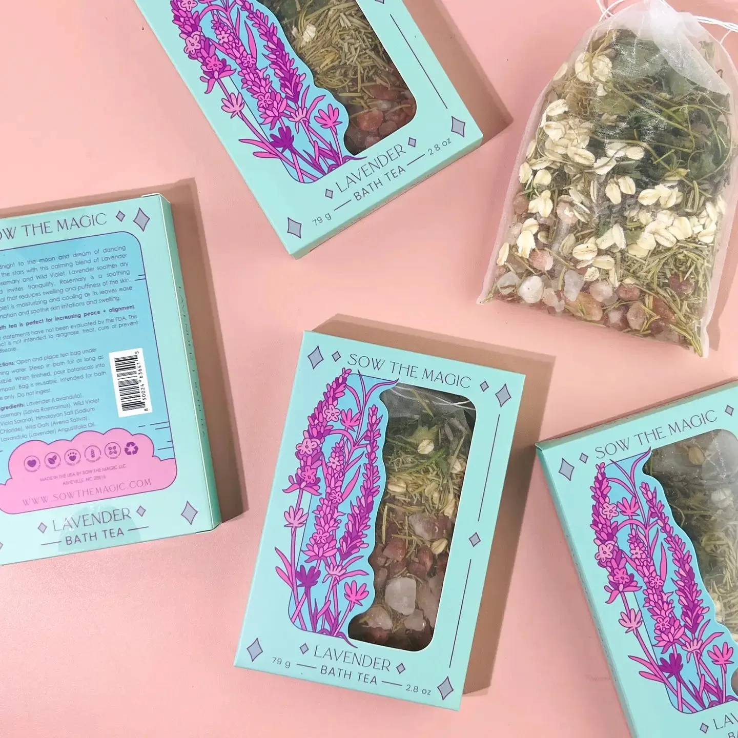 Lavender Tarot Botanical Bath Tea