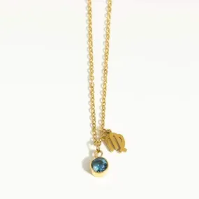 Love Waterproof September & Virgo Necklace Gold Plating