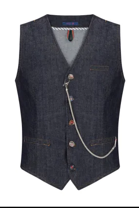 Men’s “Unique” Denim Vest