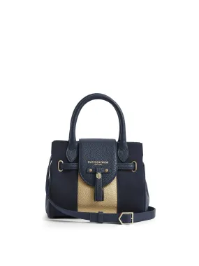 Mini Windsor Handbag - Navy & Gold (10 Year Anniversary)