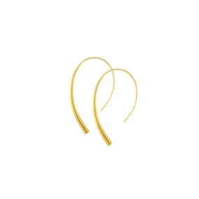 Passion Waterproof Simple Hoop Earring 18K Gold Plating