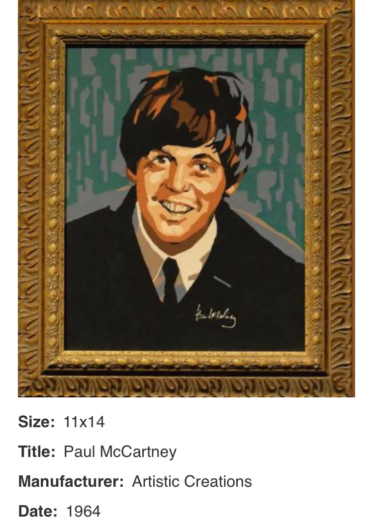 Paul is the CuTeST Beatle , Paint by Numbers Kits 💋