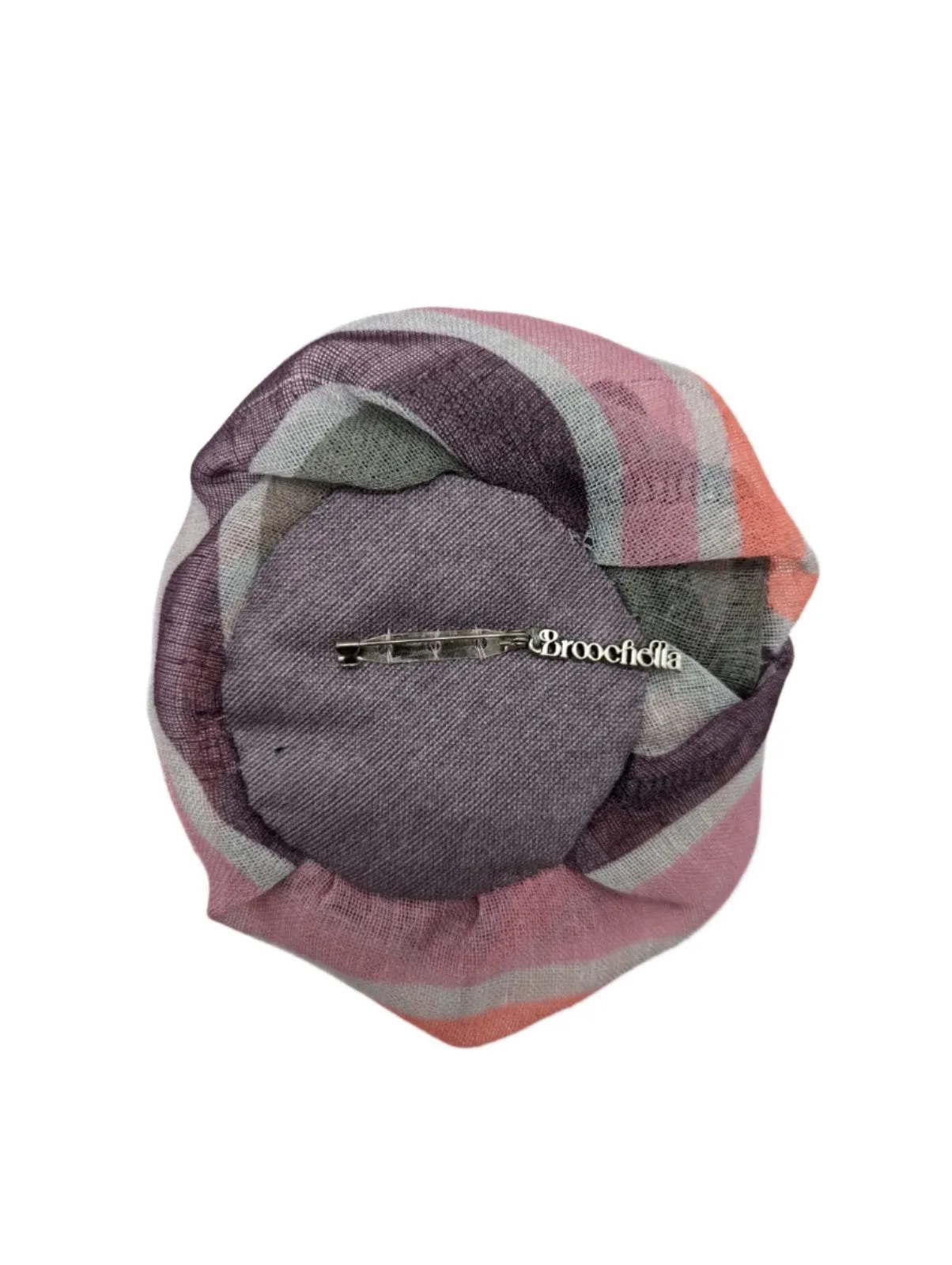 "Serena Fiore" Linen Bloom Brooch