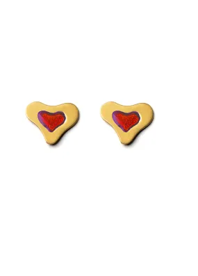 RED HEART EARRINGS