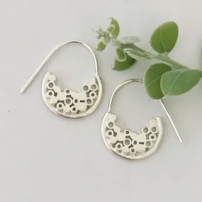 Small New Moon drop Earrings